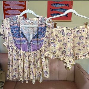 NWT OLIVACEOUS SLEEP/Lounge Set